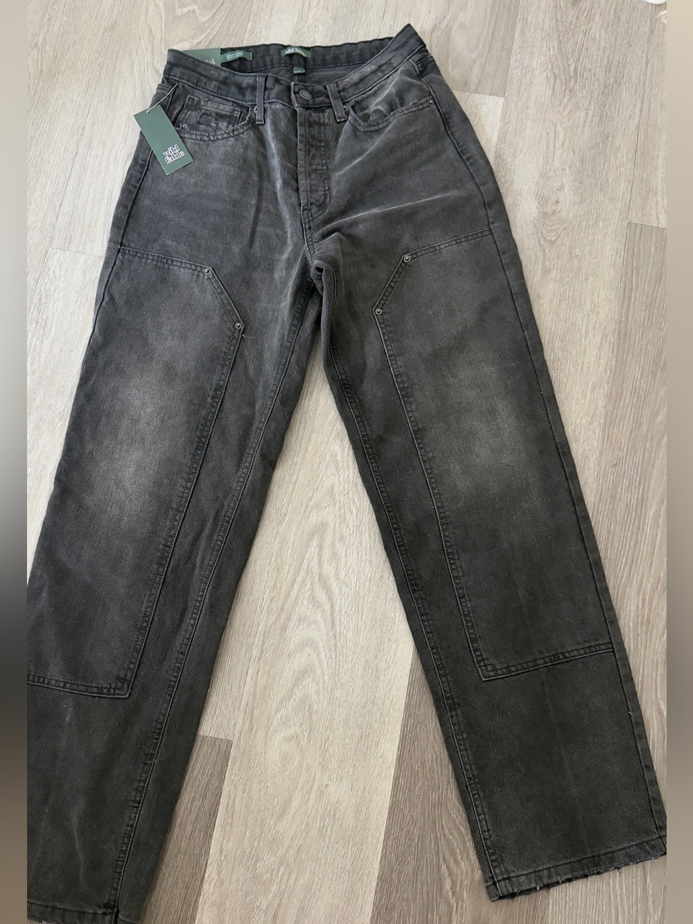 Women’s  Black Washed Workwear Jeans